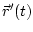 $\vec r'(t)$