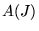 $A(J)$