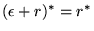 $(\epsilon+r)^* = r^*$