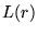 $L(r)$