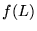 $f(L)$