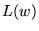 $ L(w)$