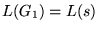 $ L(G_1) = L(s)$