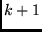 $ k+1$