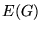 $E(G)$