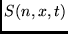 $ S(n,x,t)$