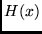 $ H(x)$