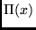 $ \Pi(x)$
