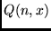 $ Q(n,x)$