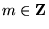 $m\in{\mathbf Z}$