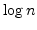 $\log n$