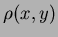 $\rho (x,y)$