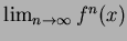 $\lim_{n\to\infty} f^n(x)$