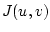 $J(u,v)$