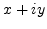 $x+iy$