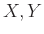 $X, Y$