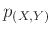 $p_{(X,Y)}$