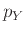 $p_Y$