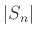 ${\left\vert{S_n}\right\vert}$