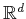 ${\mathbb{R}}^d$